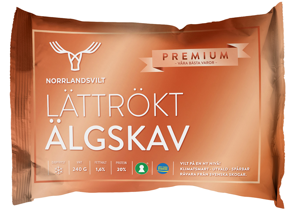 Lättrökt premium älgskav