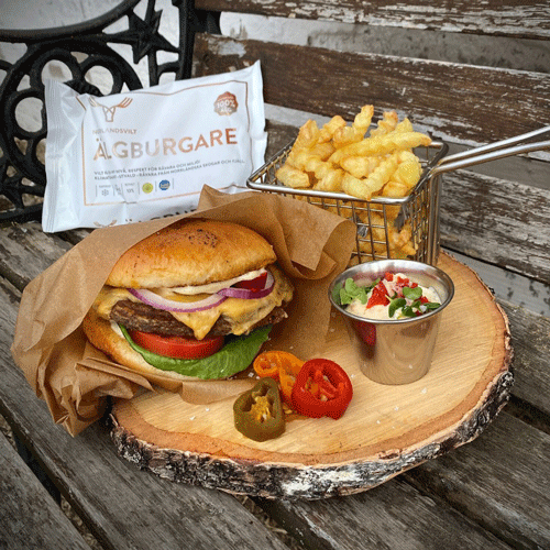 Älgburgare med jalapeñomajonnäs