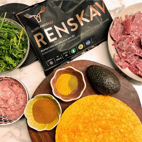 Morotstortillas med renskav